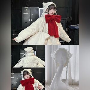 Handmade Cozy Crochet Cat Ear Hat - Aisu Same Style